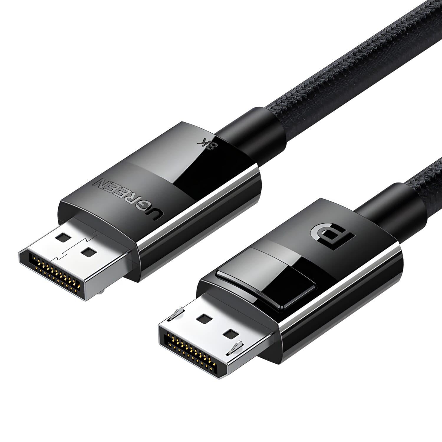 UGREEN DisplayPort 1.4 Braided Cable 3m – 8K – Black